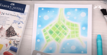 Soft Pastel Art - Ketupat Tutorial